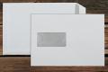 [27061] Versandtaschen mit Fenster C5 162x229 mm Selbstklebend Weiß 90 g/qm